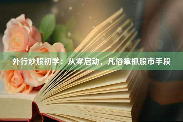 外行炒股初学：从零启动，凡俗掌抓股市手段